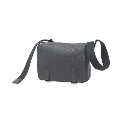 LOEWE Military Messenger Bag "Anthracite"