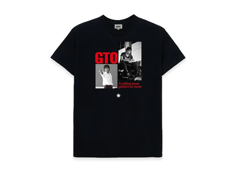 GDC x GTO Monochrome Tee "Black"