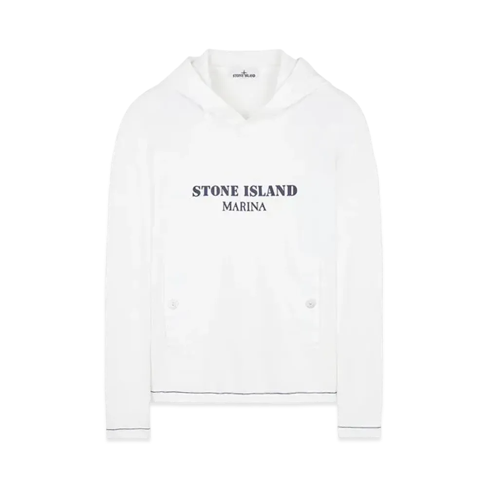 Stone Island 615X2 Stone Island Marina Old Treatment "White"