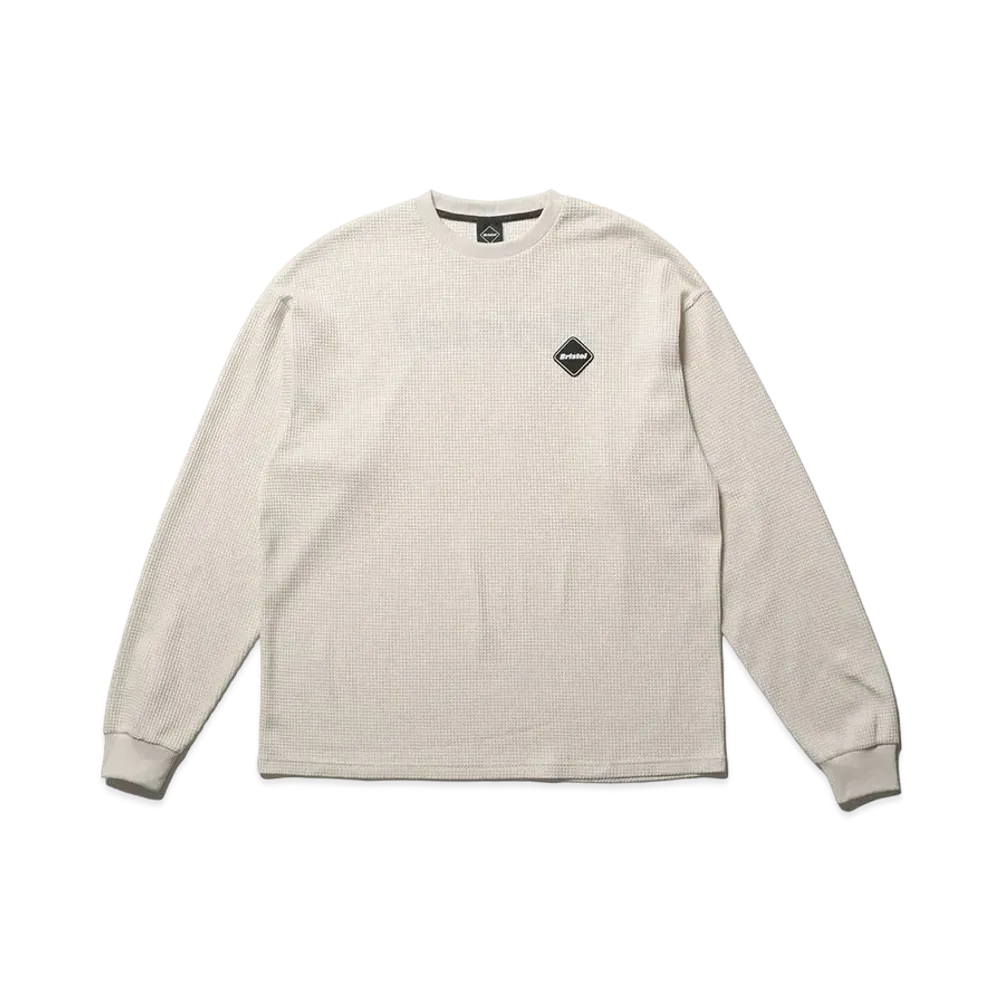 F.C.REAL BRISTOL Tech Waffle Team Crewneck Top "Off White"