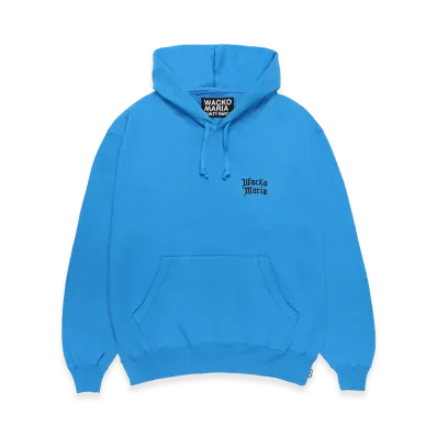WACKO MARIA Heavy Weight Hooded Sweat Shirt "Blue"