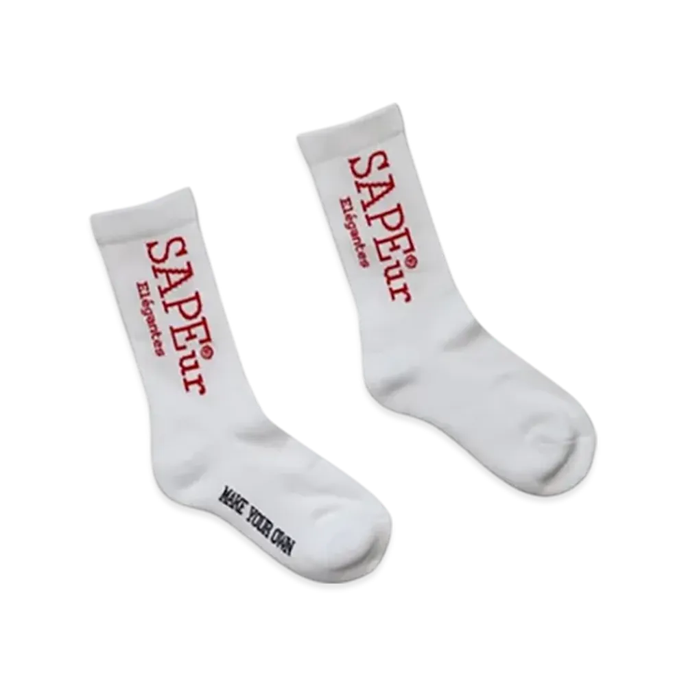 SAPEur Youth Start Logo Socks "White"