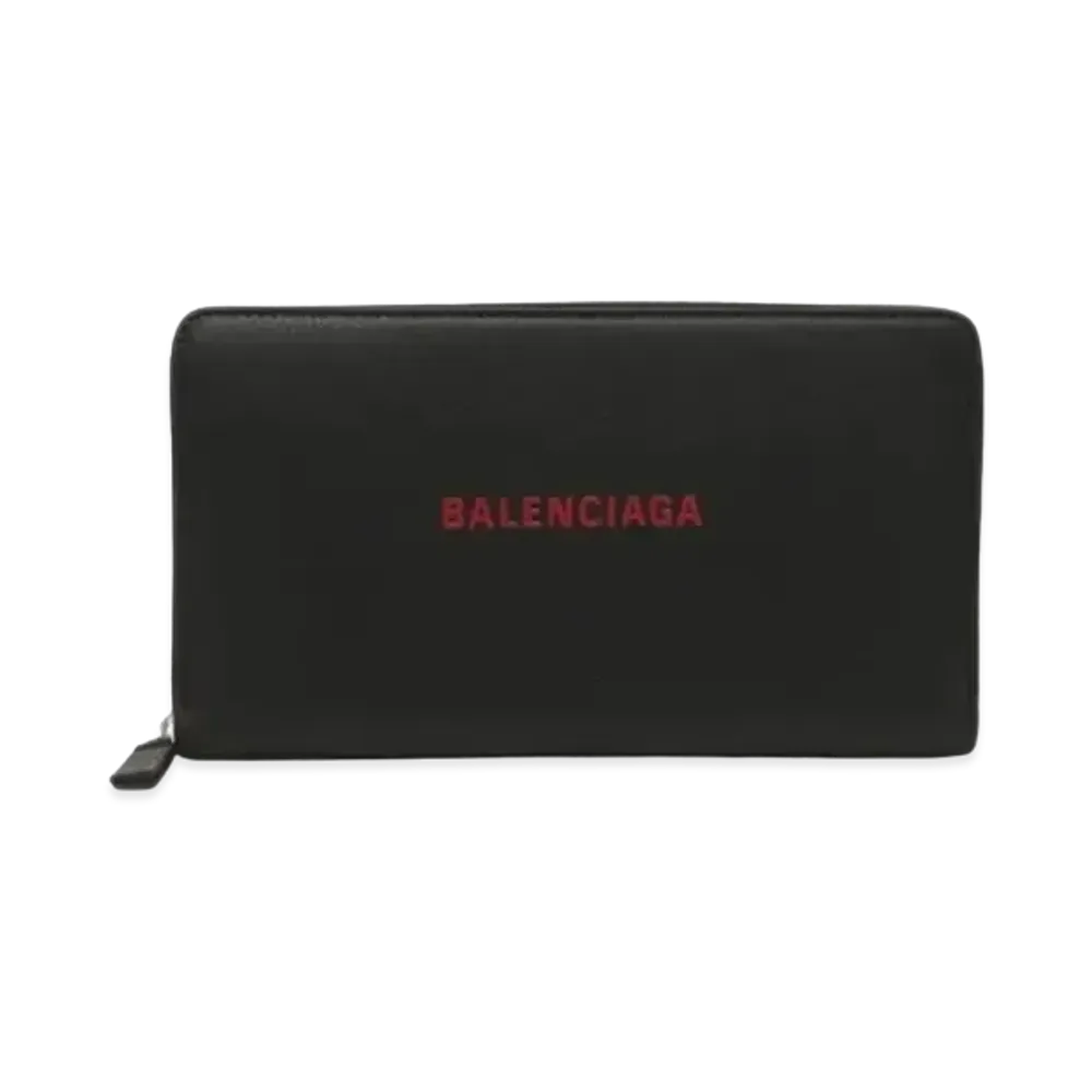 BALENCIAGA Everyday Leather Wallet "Black"