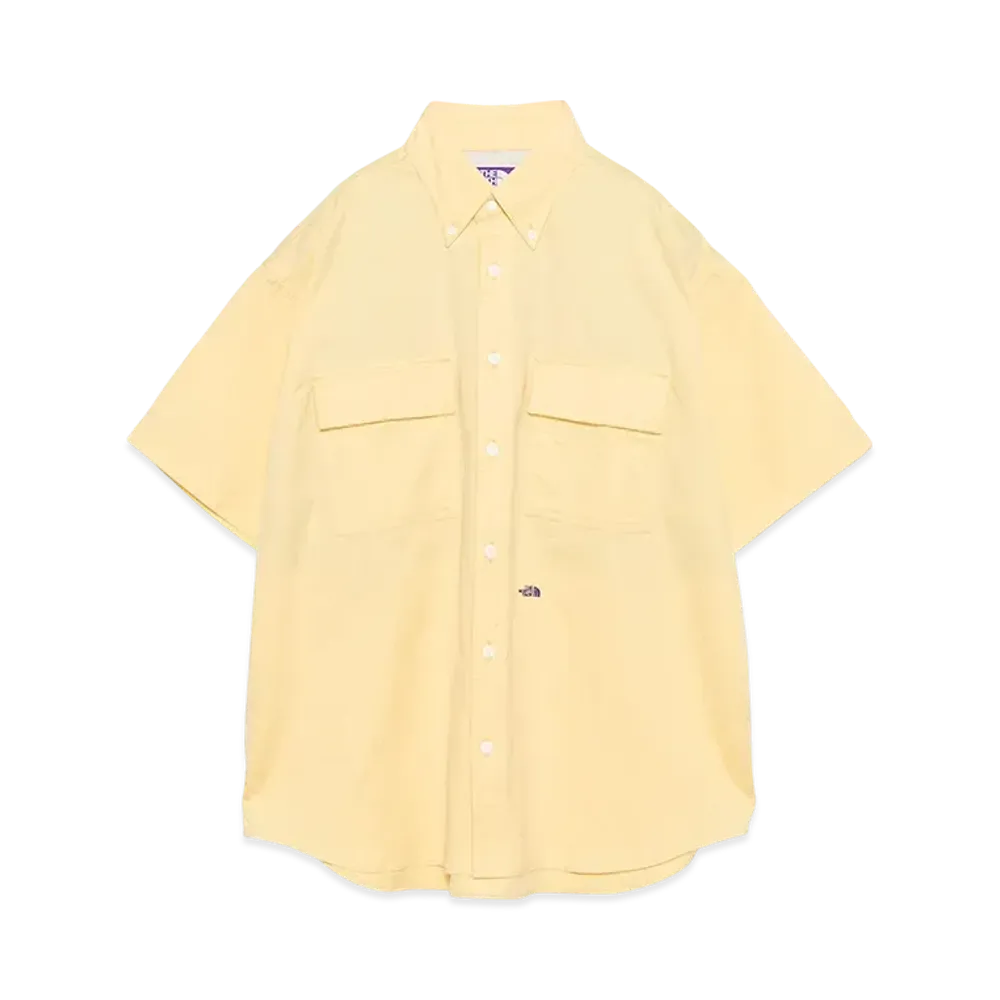 The North Face PURPLE LABEL Button Down Field S/S Shirt "Yellow"