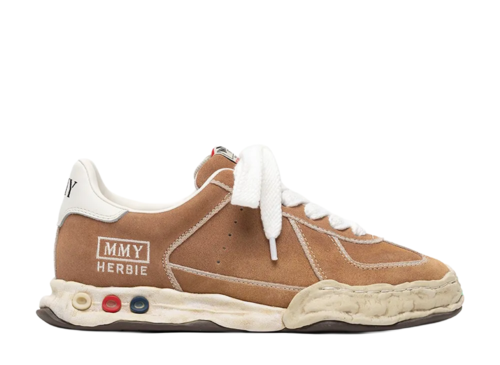 Maison MIHARA YASUHIRO HERBIE OG Sole Overdyed Suede Low-top Sneakers "Brown"