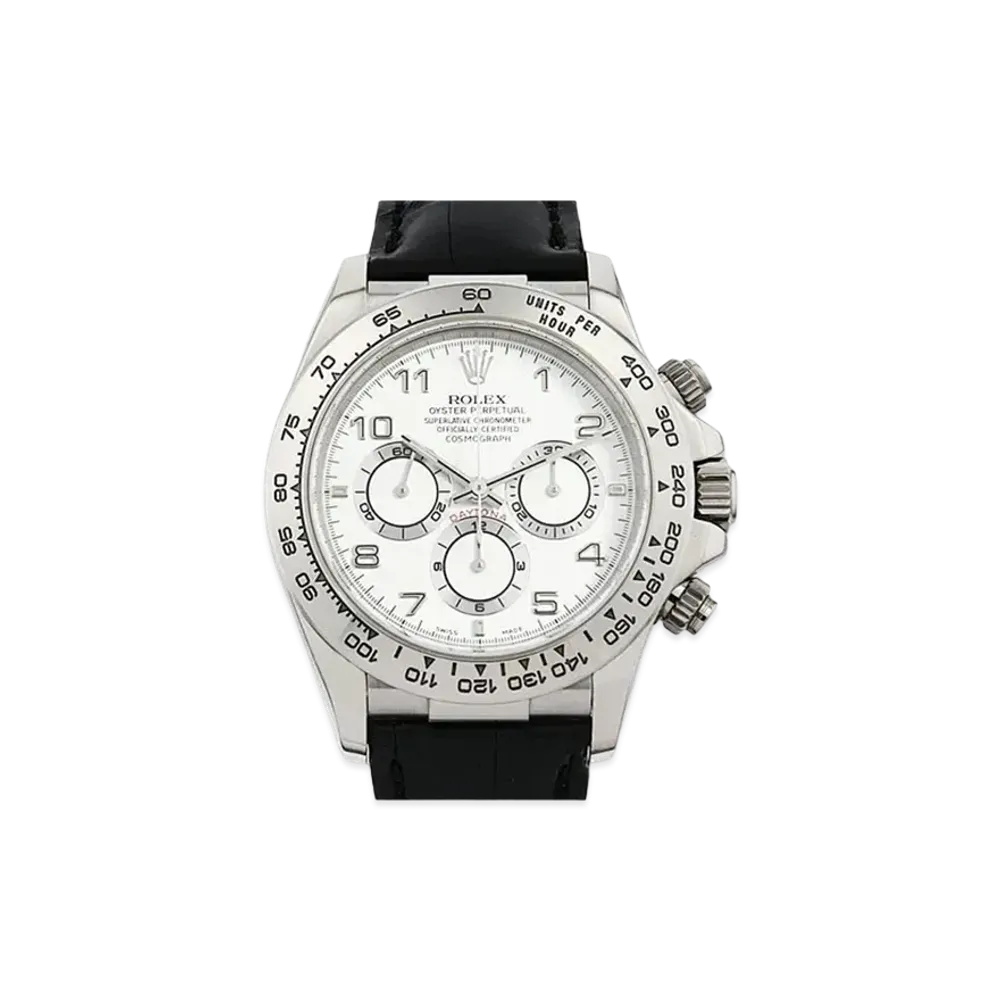 ROLEX Cosmograph Daytona "White/White Gold"