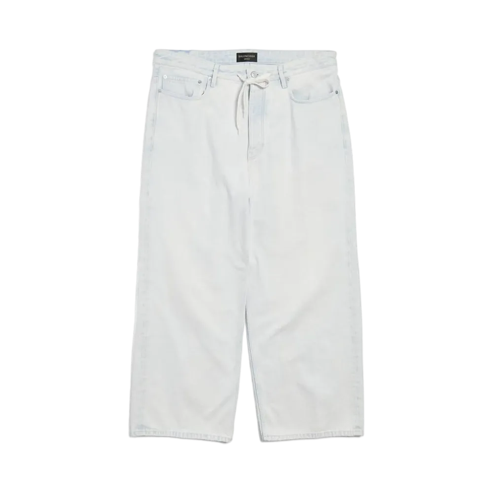 BALENCIAGA Men's Oversized Baggy Pants "Light Blue"