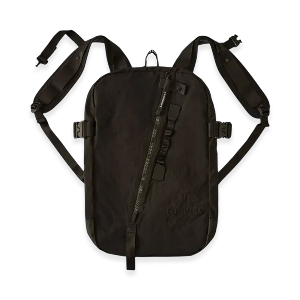 C.P. Company Plain Paper Touch Backpack "Black"