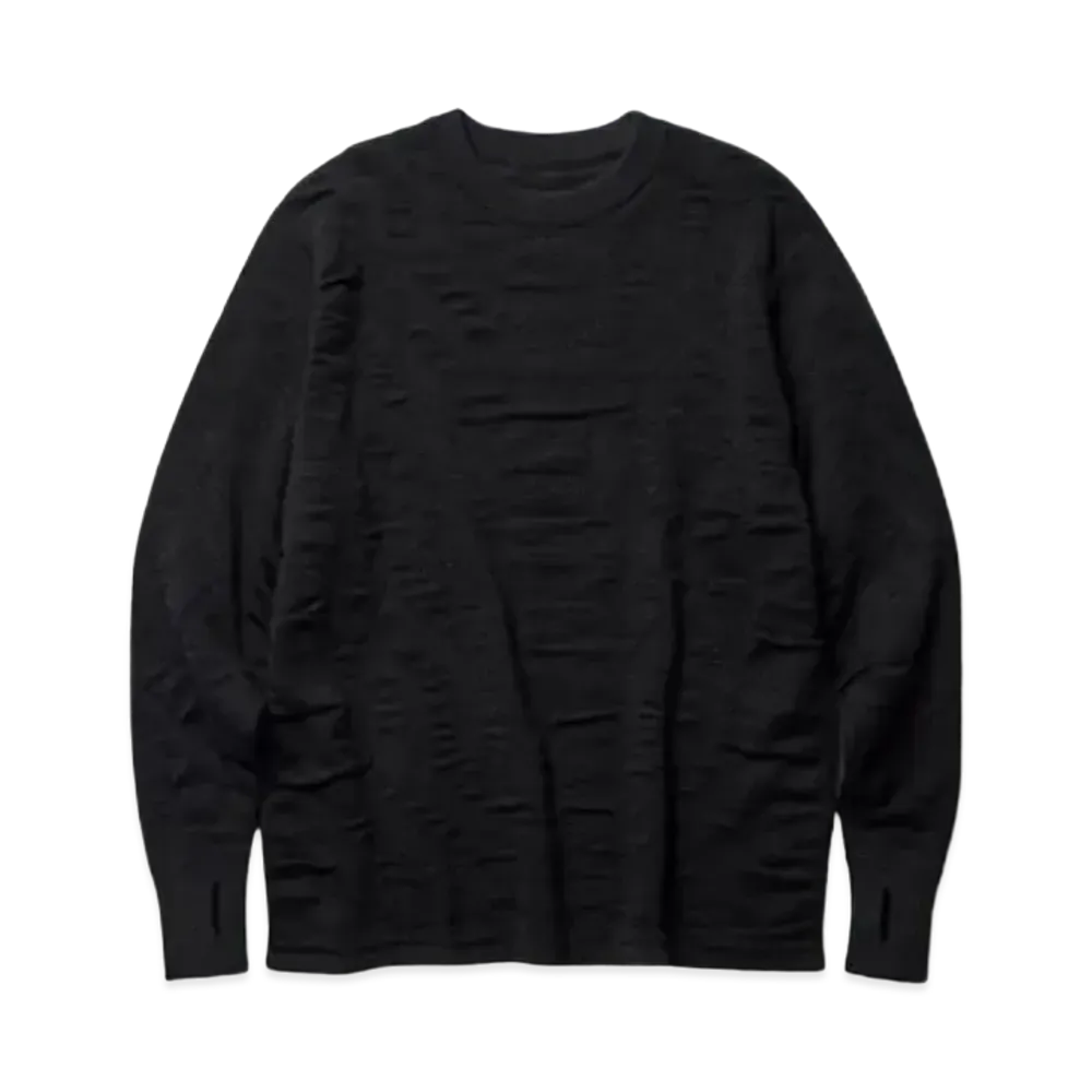Goldwin 0 Reaction Diffusion Knit Top (Unisex) "Black"