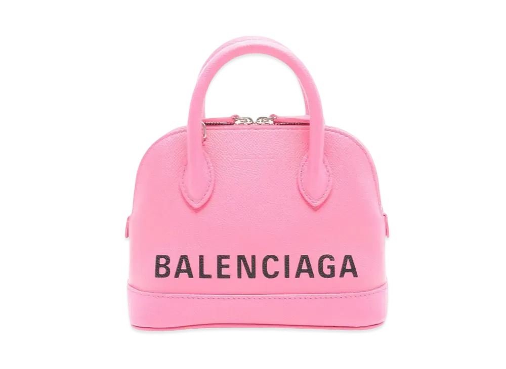 BALENCIAGA Ville Top Handle Leather 2Way Bag "Pink"
