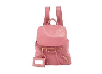 BALENCIAGA Traveler Leather Backpack "Pink"