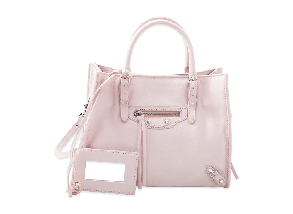 BALENCIAGA Paper A4 leather 2Way Bag "Pink"