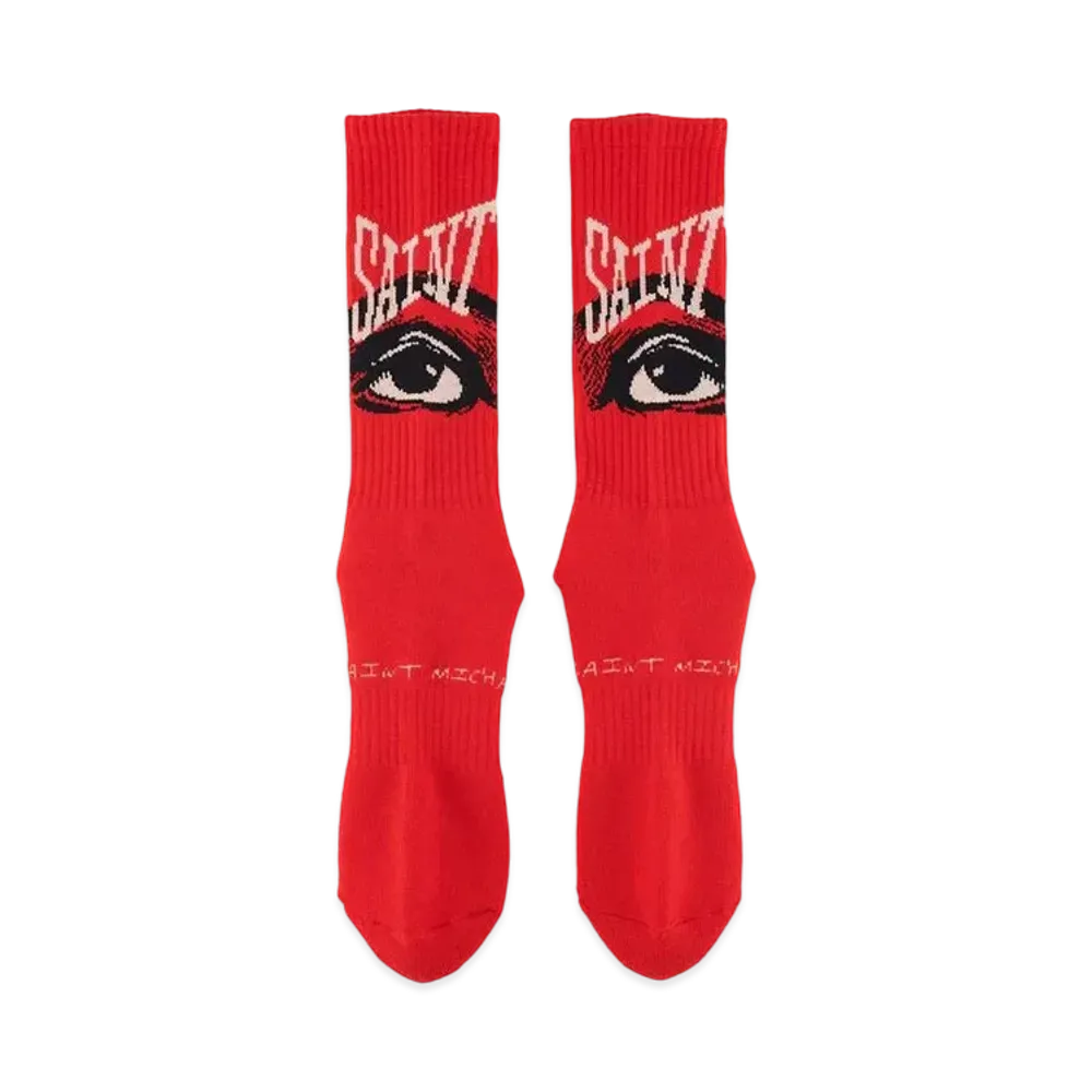 SAINT Mxxxxxx 22SS SOCKS EYES "Red"