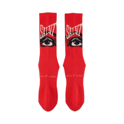 SAINT Mxxxxxx 22SS SOCKS EYES "Red"