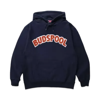 APHRODITEGANG BUDSPOOL HEAVY WEIGHT HOODED SWEAT SHIRT "Navy"
