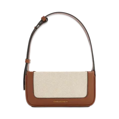 CHARLES & KEITH Dailer Shoulder Bag "Tan"