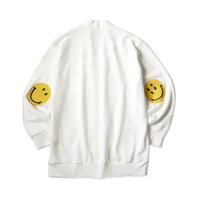KAPITAL ECO BUY CARDIGAN (HAPPY PATCH PT) "White"