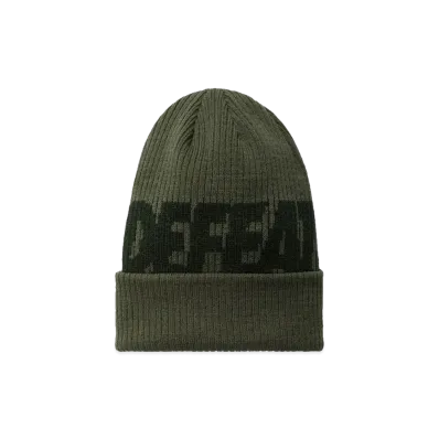 UNDEFEATED Jacquard Logo Beanie "Olive"