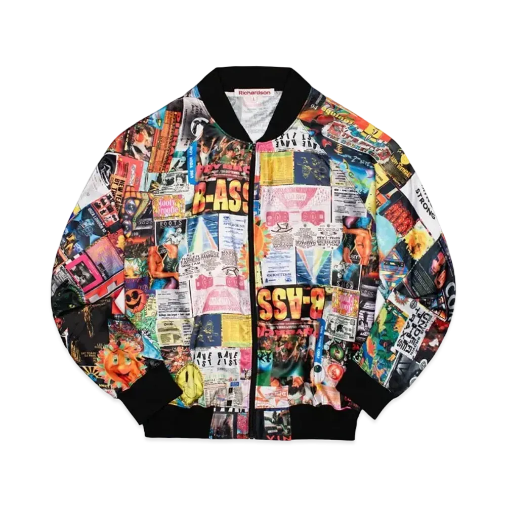 Richardson X New Age All-Over Bomber Jacket "Multi"
