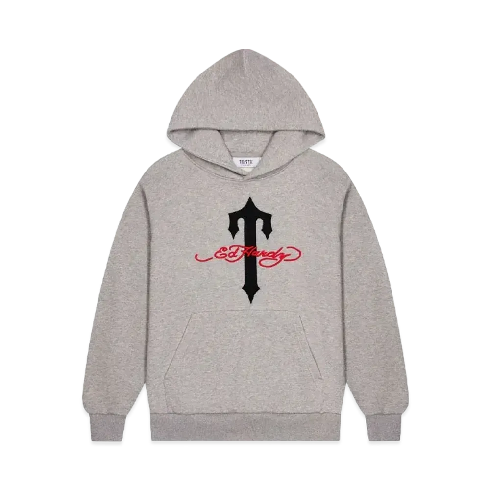 TRAPSTAR x Ed Hardy Hoodie "Grey"