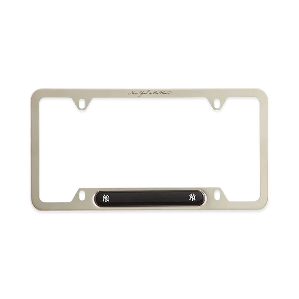 Kith x The New York Yankees License Plate "Silver"