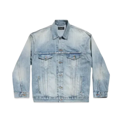 BALENCIAGA Paris Tropical Large Fit Jacket "Light Blue"