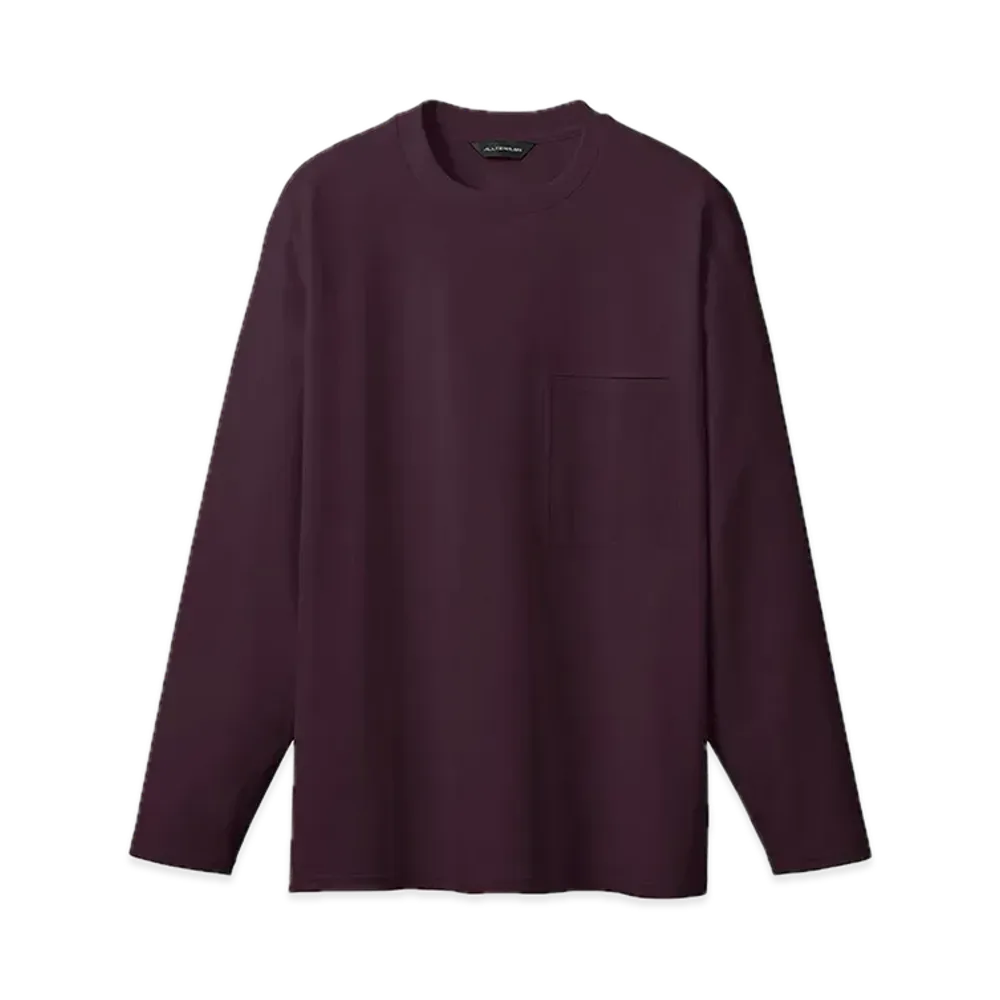 DESCENTE ALLTERRAIN Seamless Long Sleeve T-Shirt "Plum"