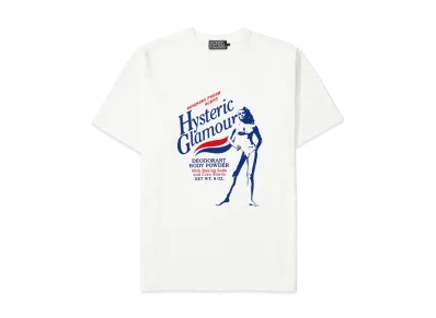 HYSTERIC GLAMOUR Hysteric Body Powder Tee "White"