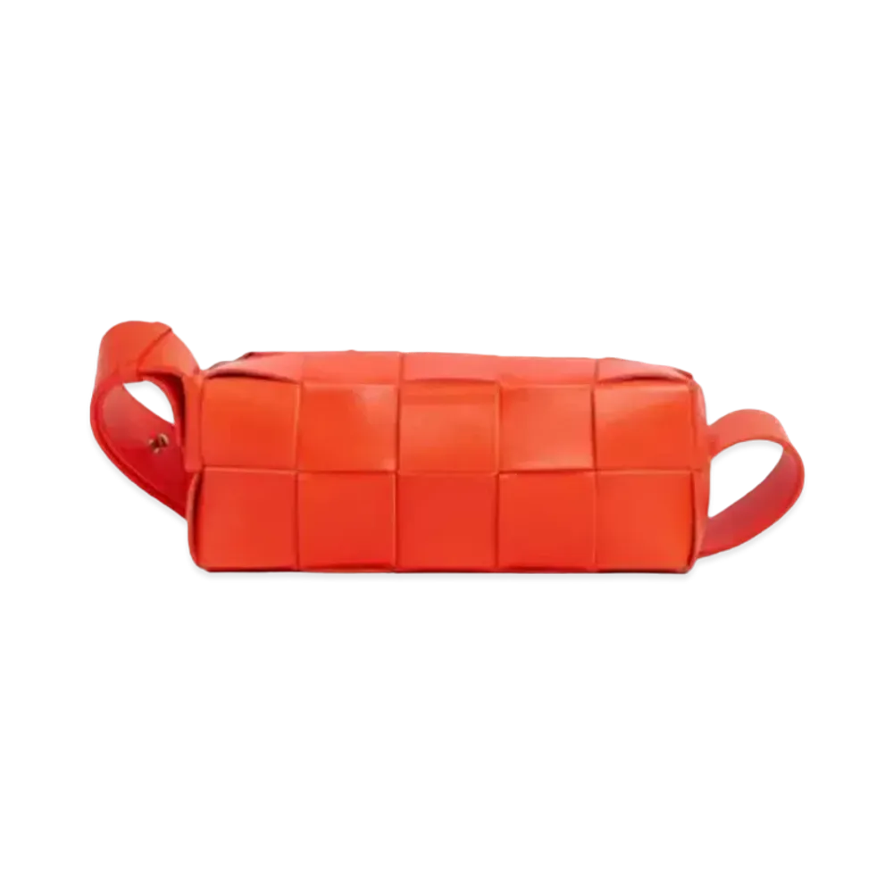 Bottega Veneta Small Brick Cassette Crossbody Bag "Orange"
