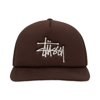 Stussy Trucker Big Basic Snapback "Chocolate"