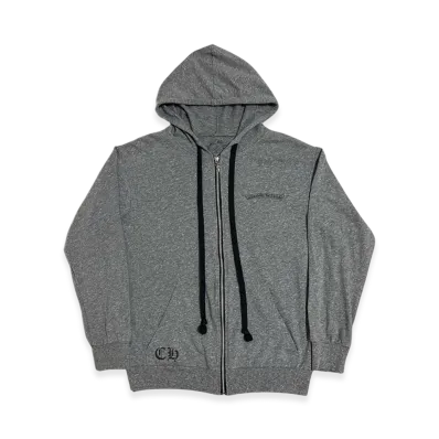 Chrome Hearts Fleurknee Zip Hoodie "Gray"