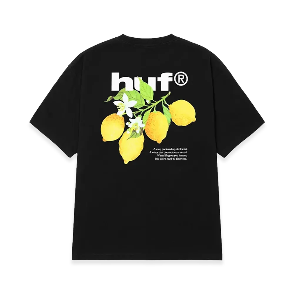 HUF Sour Lemon Tee "Black"