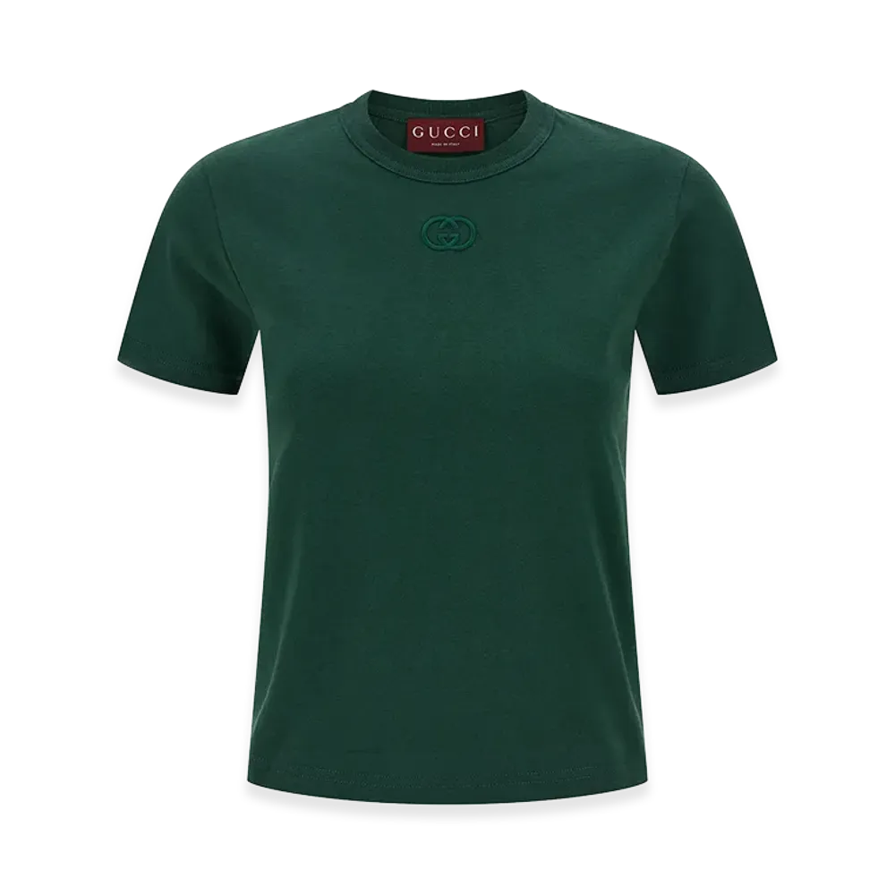GUCCI Women's 'New 70S' T-Shirt "Green"