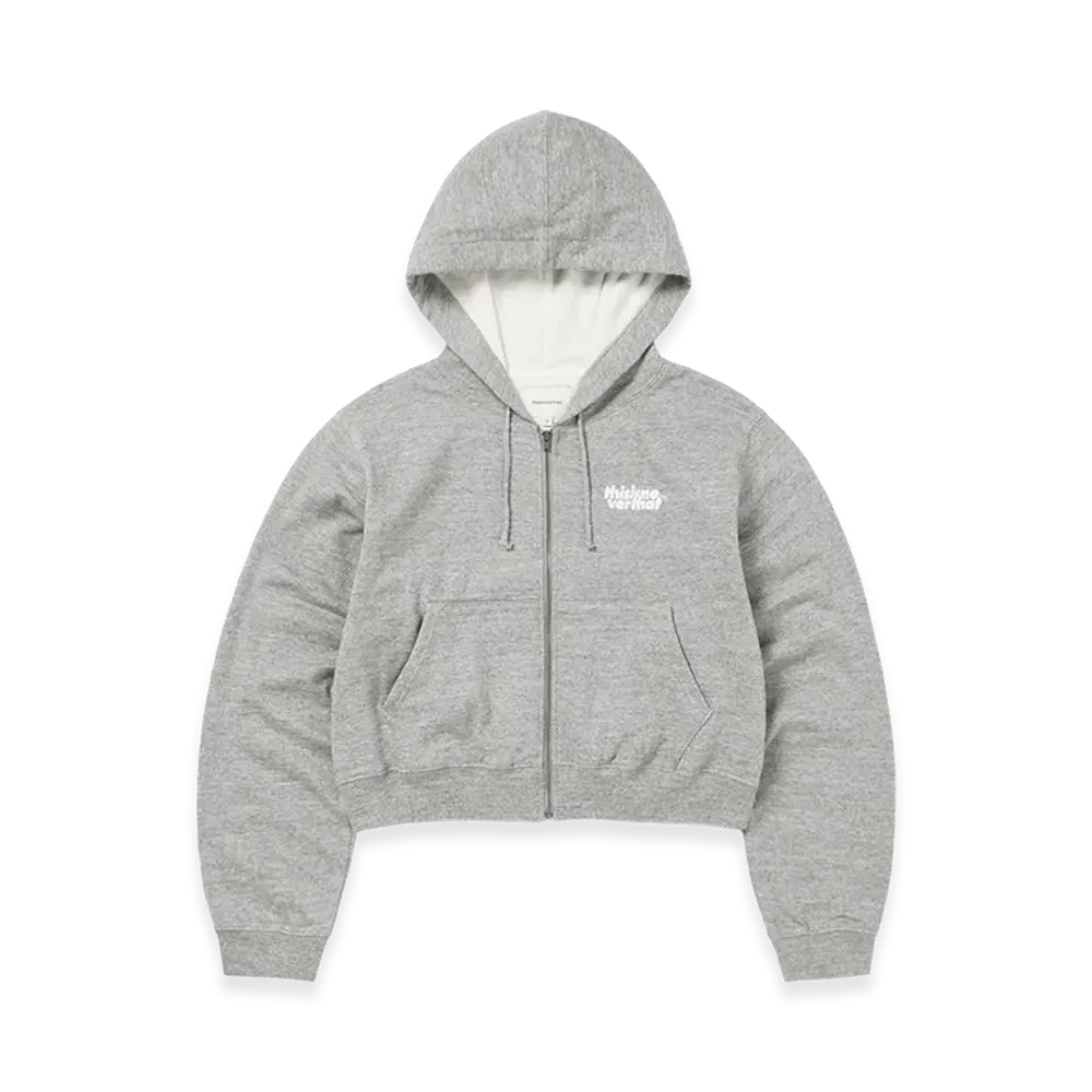 thisisneverthat Thermal LT W Zip Up Hoodie "Heather Ash Grey"