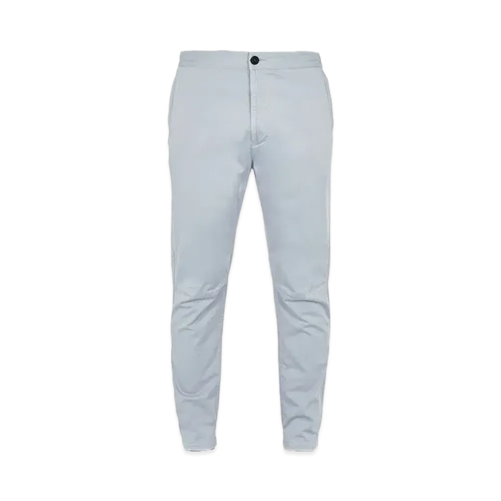 Stone Island 30914 STRETCH COTTON WOOL SATIN_REGULAR TAPERED FIT "Pearl Grey"