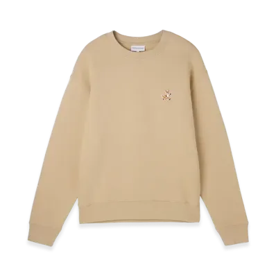 Maison Kitsune Speedy Fox Patch Comfort Sweatshirt "Malt Shake"