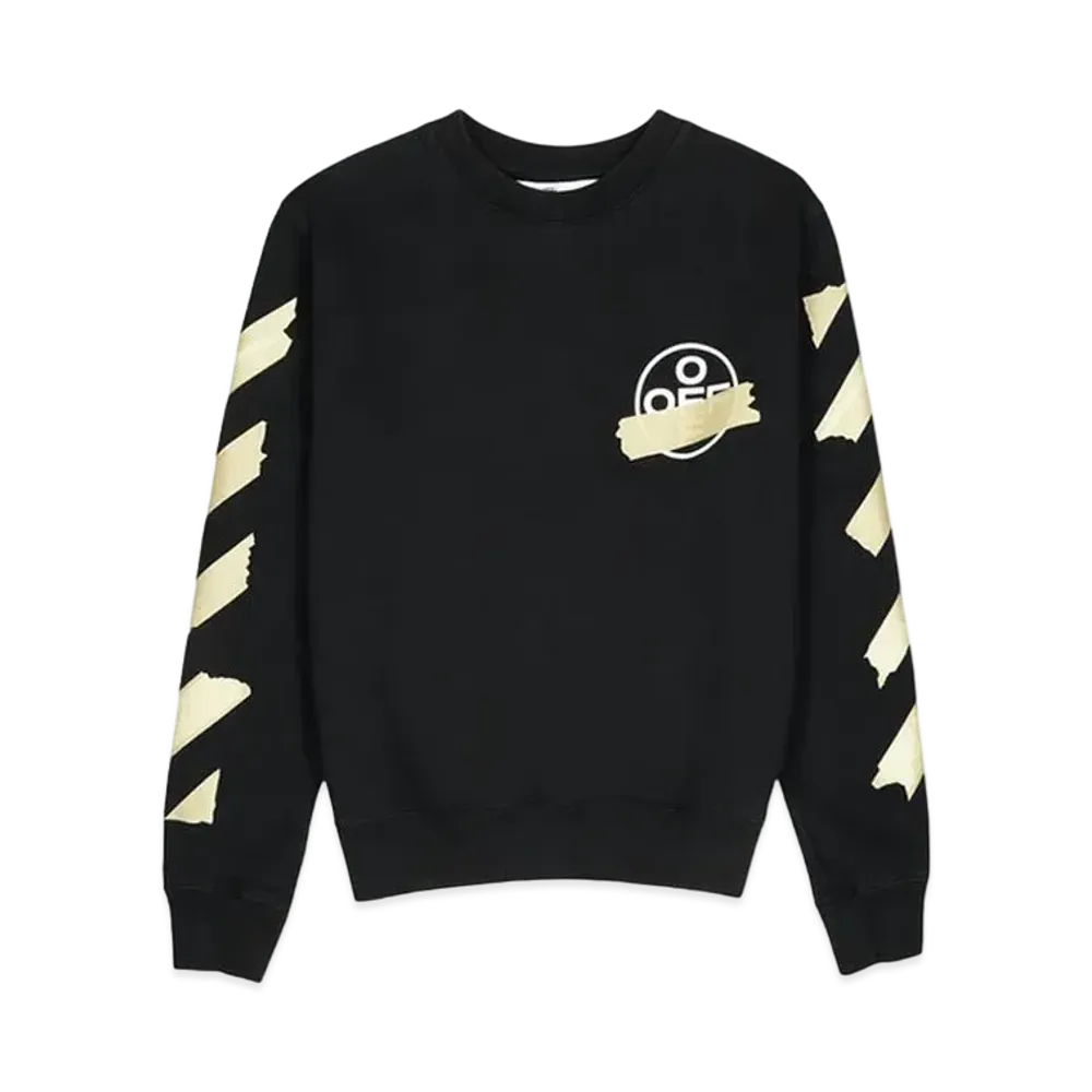 OFF-WHITE Tape Diag Arrows Sweatshirt "Black"