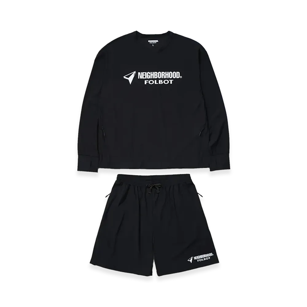 NEIGHBORHOOD x FOLBOT . Physical Fitness Uniform "Black"