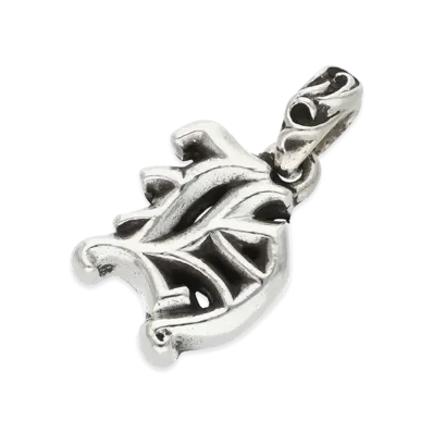 Chrome Hearts Alphabet Stack Charm H Initial Charm "Silver"
