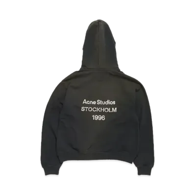 Acne Studios Logo Hoodie Sweater "Black"