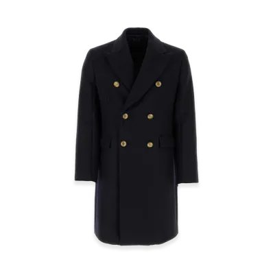 PRADA Wool Blend Coat "Blue"