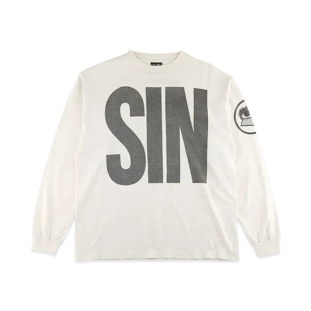 SAINT Mxxxxxx LS TEE SIN "White"