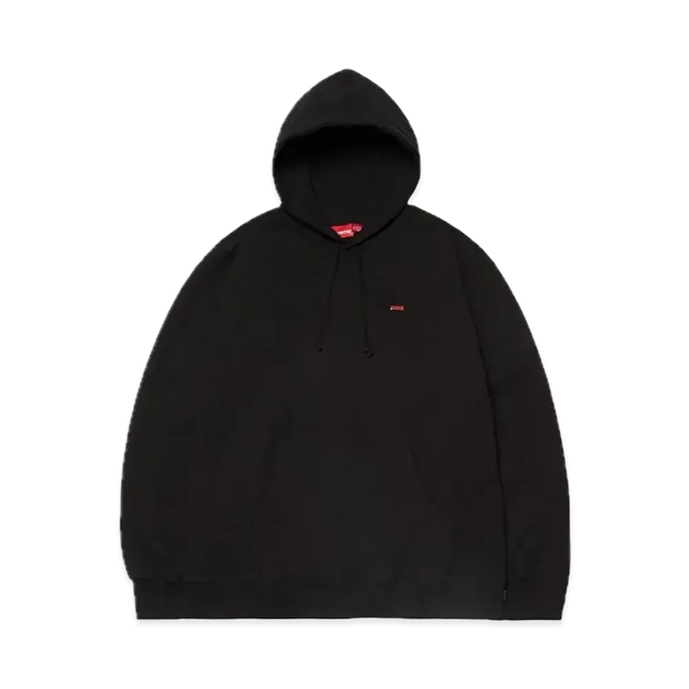 Supreme Enamel Small Box Hooded Sweatshirt "Black"