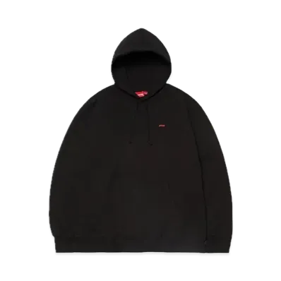 Supreme Enamel Small Box Hooded Sweatshirt "Black"