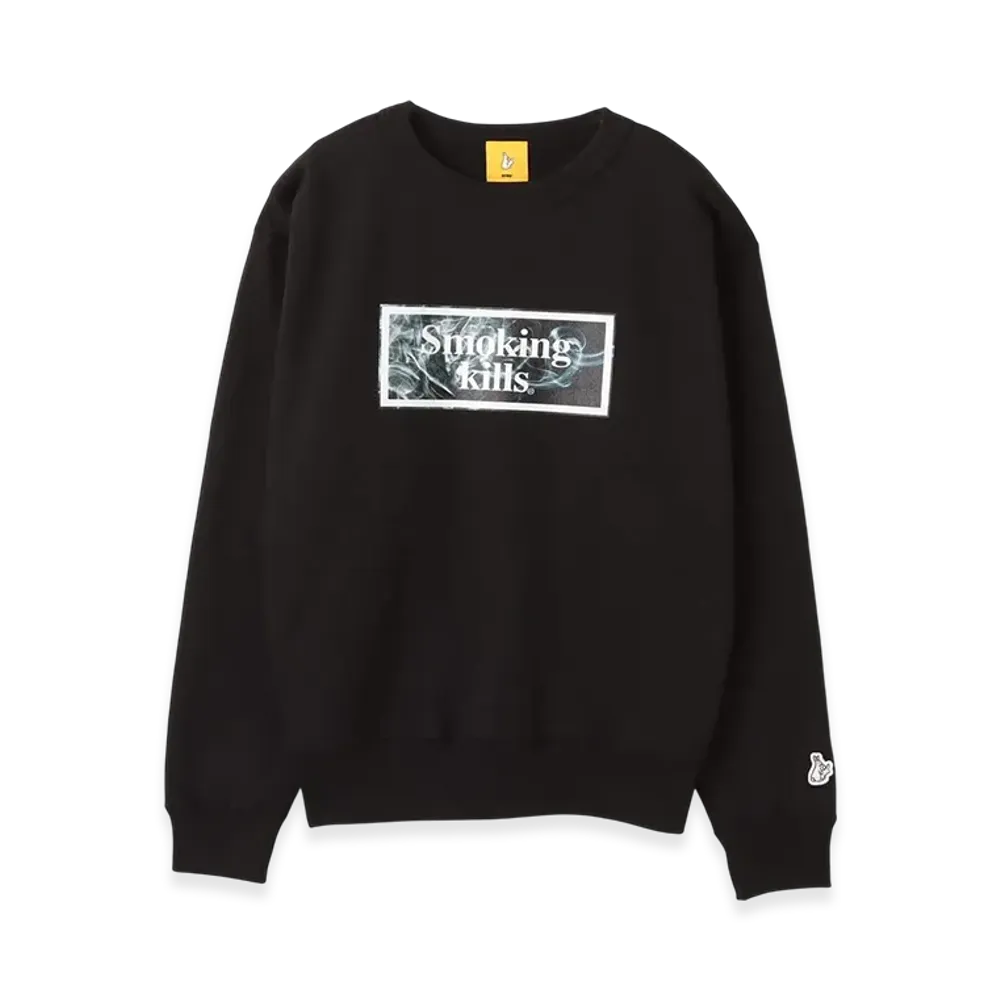 atmos x FR2 Smoking kills Sweat shirt "Black"