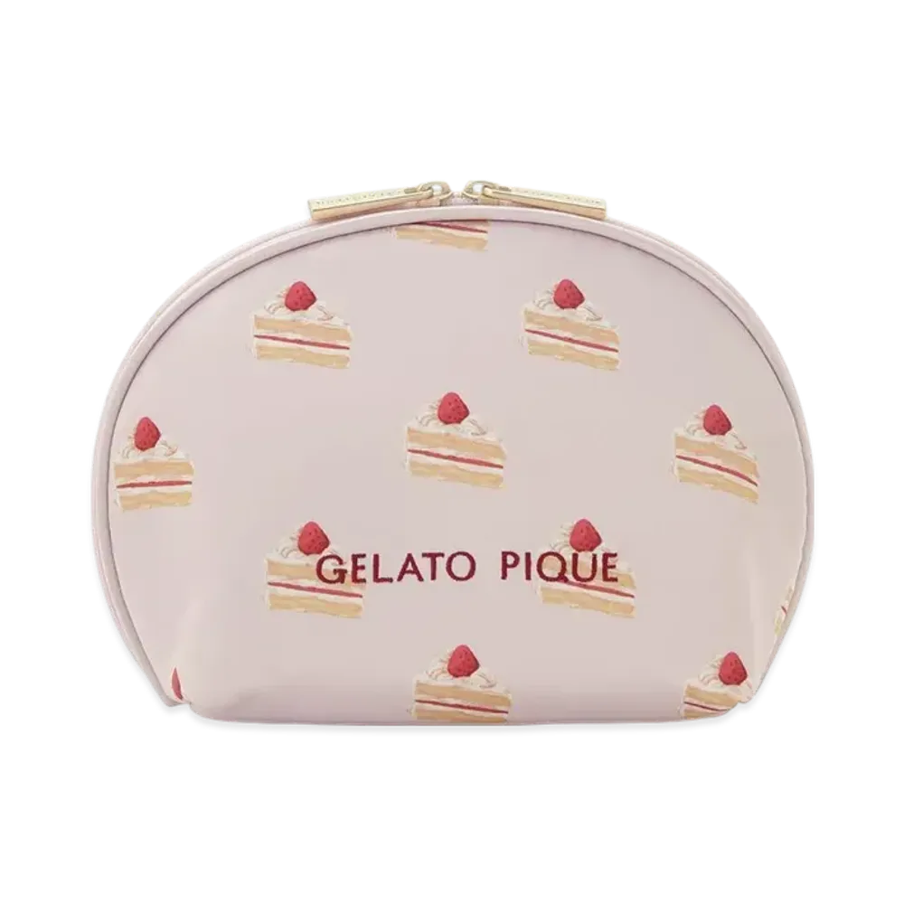GELATO PIQUE Cake All Pattern Pouch "Pink"