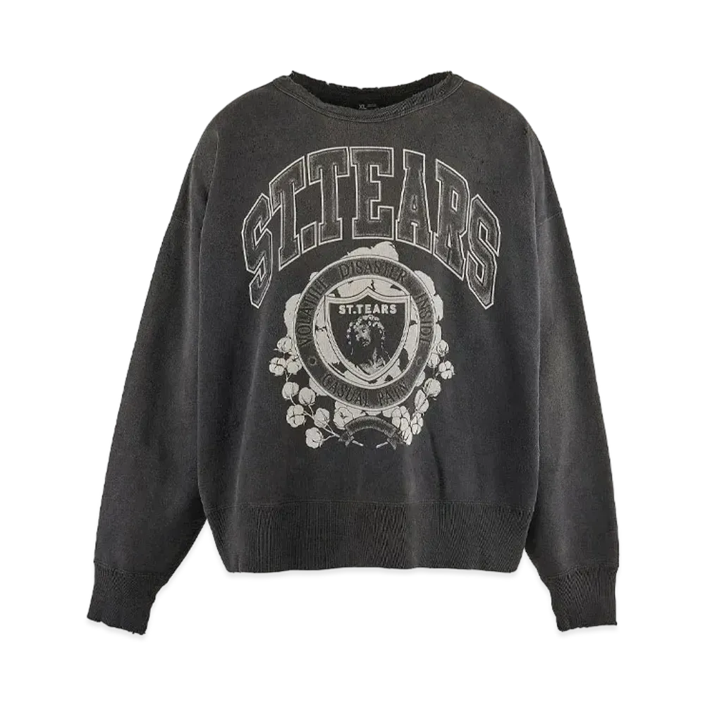 Saint Mxxxxxx x Denim Tears CRW Sweat/ST Tears "Grey"