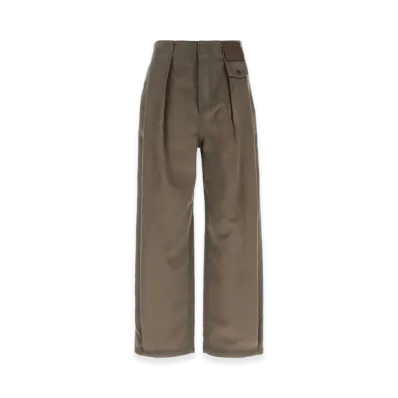 LOEWE Mud Flannel Pants "Brown"