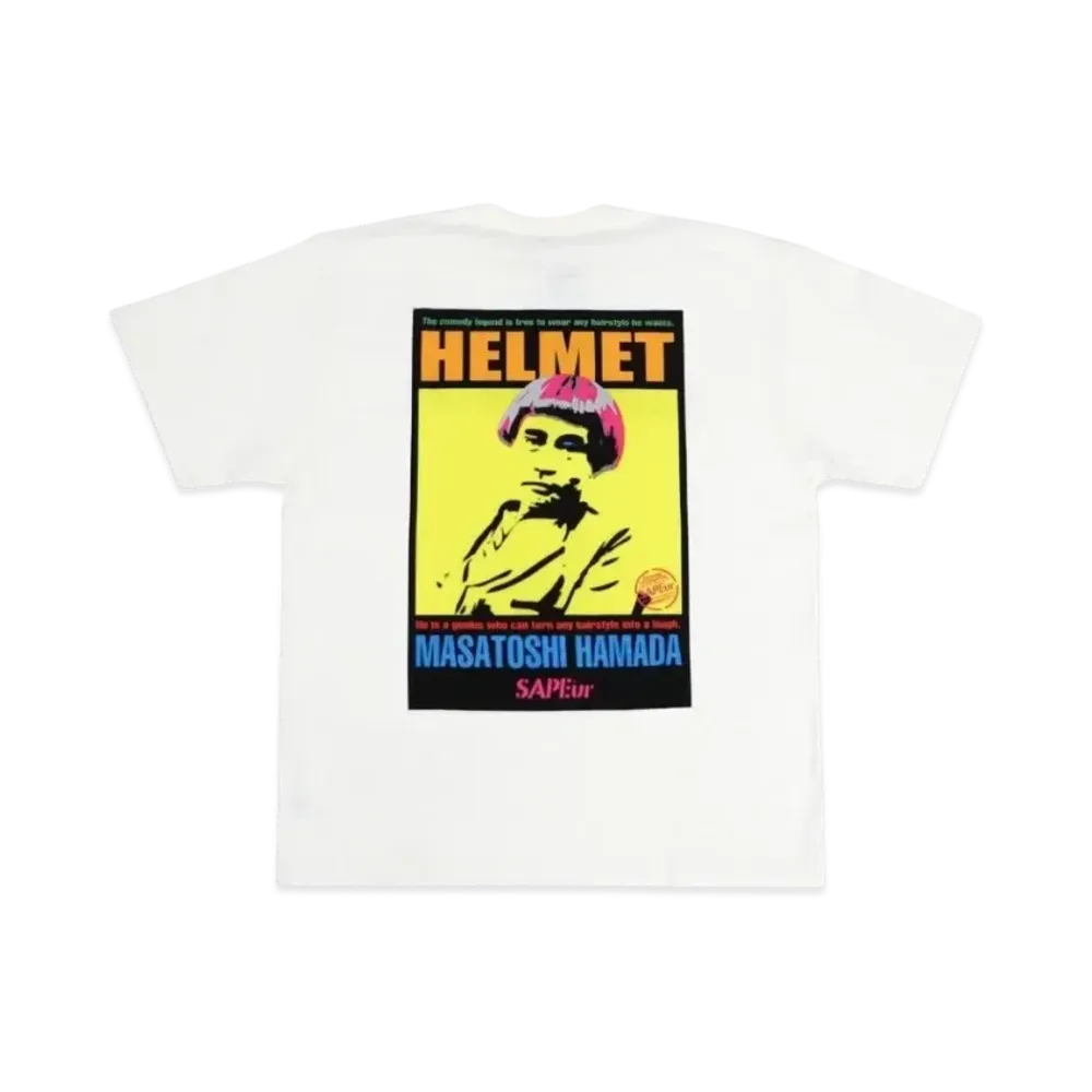 SAPEur x MASATOSHI HAMADA A Laugh For Life SS Tee "White"