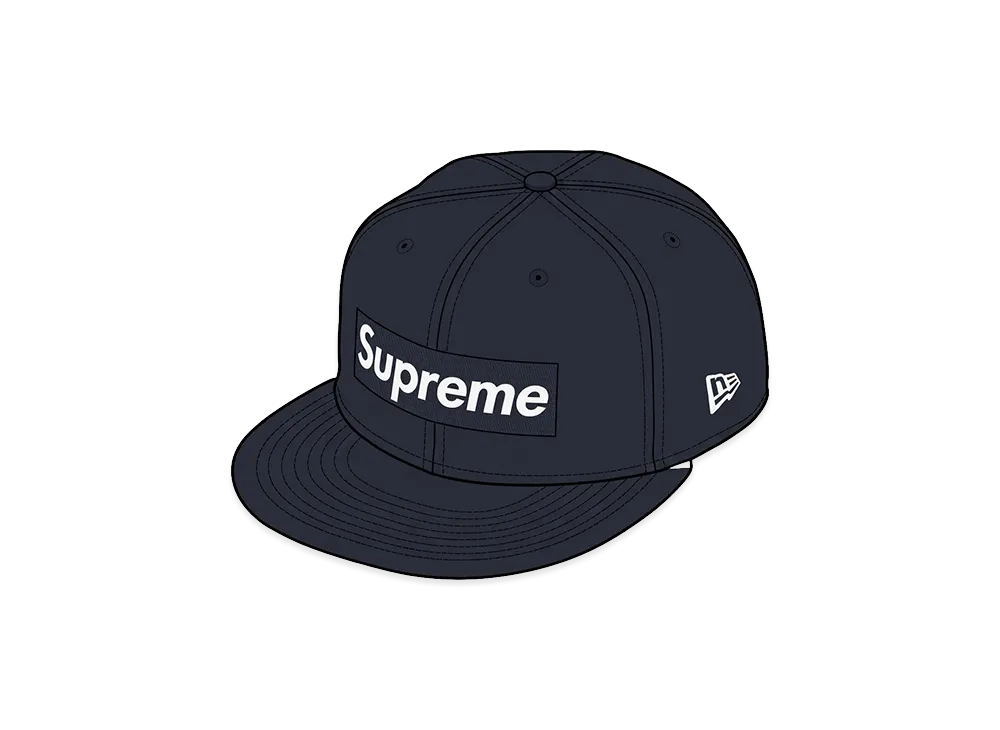 Supreme Rings Box Logo New Era "Navy"